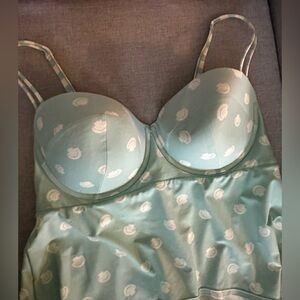 Lane Bryant Cacique Swim Tankini Top